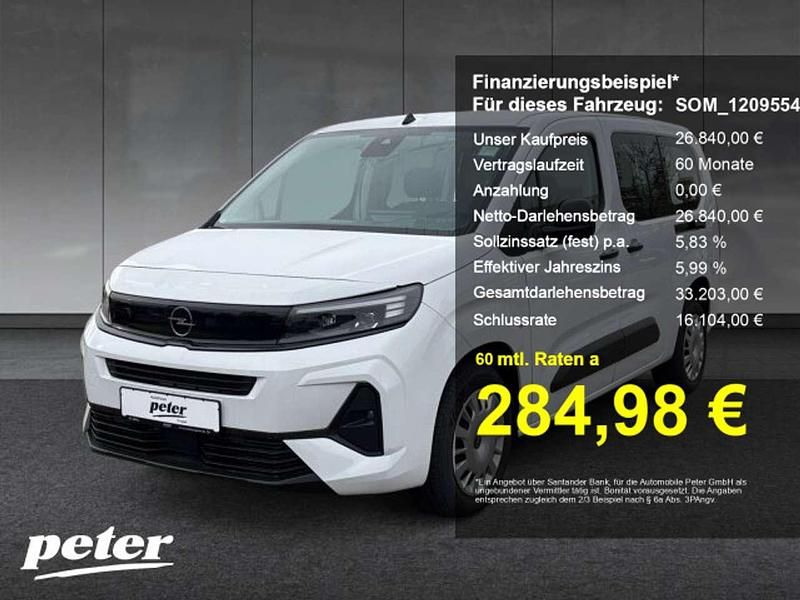 Neu Opel Combo Life Edition 131 PS (96 kW) 2025 Lackierung weiss icy/typ ausse Van / Kleinbus
