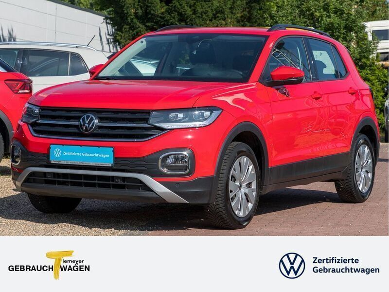 Rot Gebraucht 2021 VW T-Cross United SUV | 17.440 € (Fairer Preis) - Bild 1/4