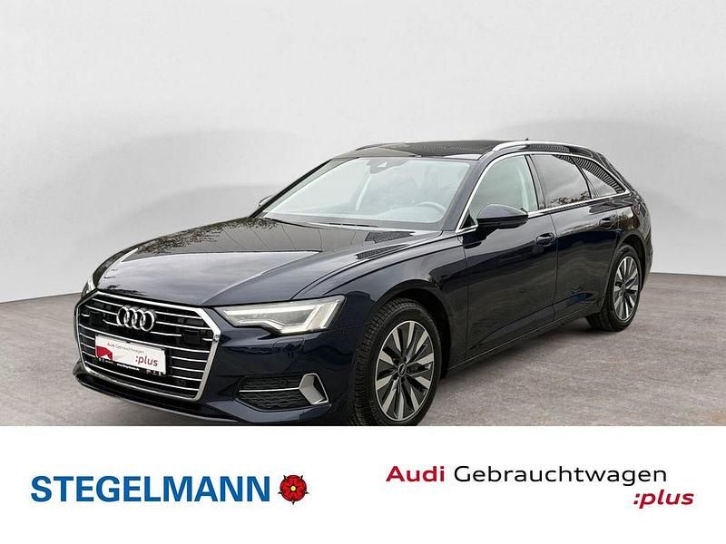 Firmamentblau metallic Gebraucht 2021 Audi A6 Sport Kombi | 33.410 € (Fairer Preis) - Bild 1/4