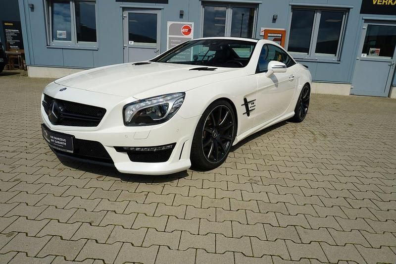 Weiß Gebraucht 2014 Mercedes SL63 AMG AMG Cabrio | 53.850 € - Bild 1/4