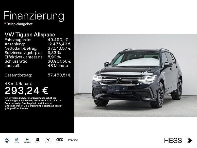 Schwarz Gebraucht 2025 VW Tiguan Allspace R-line SUV | 49.490 € (Teuer) - Bild 1/4