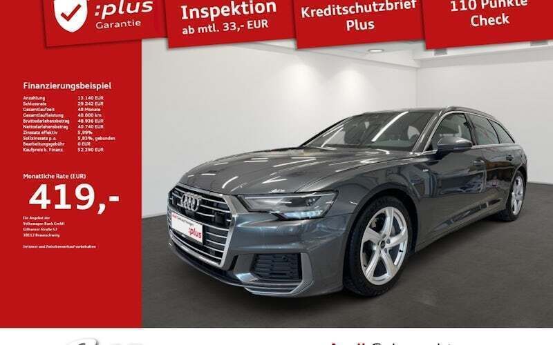 Grau Gebraucht 2023 Audi A6 Sport Kombi | 52.390 € - Bild 1/2
