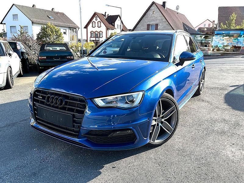Blau Gebraucht 2016 Audi A3 Sportback S-Line Limousine | 18.800 € (Etwas zu teuer) - Bild 1/4