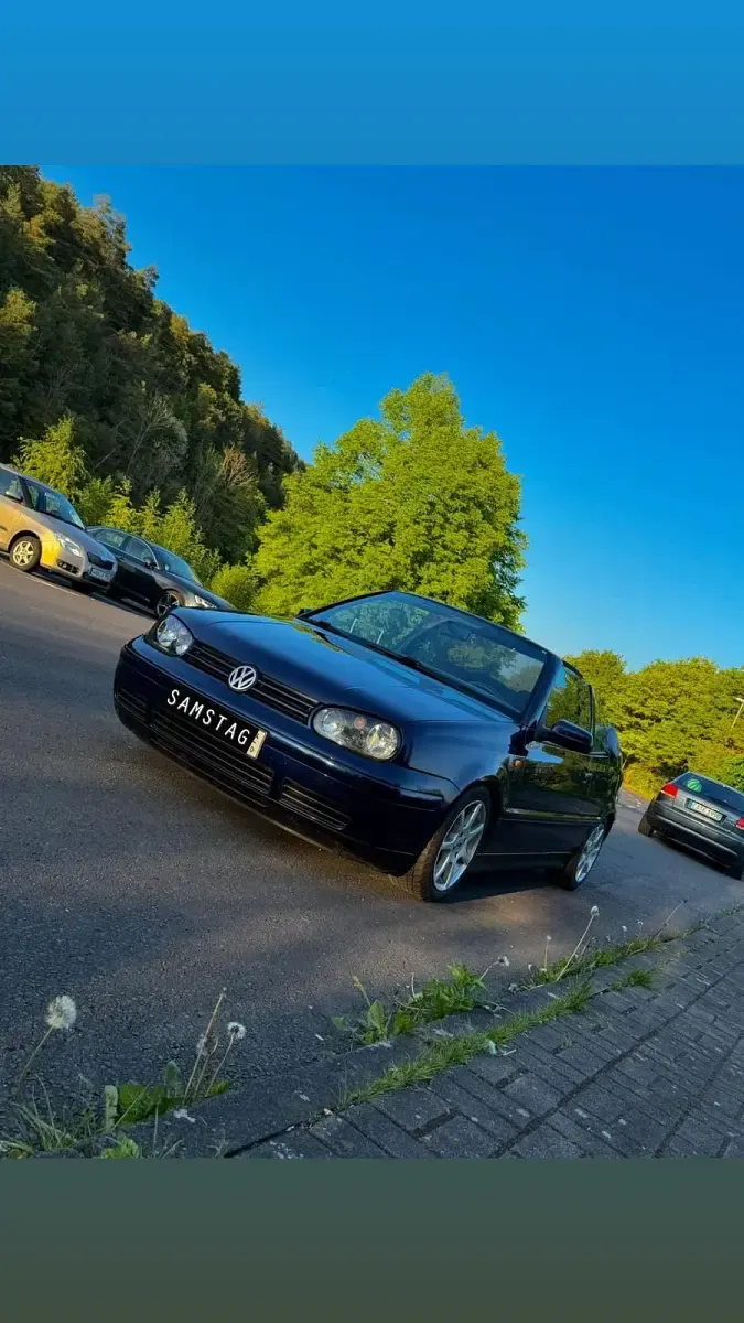 Gebraucht VW Golf Conceptline 115 PS (84 kW) 2001 Blau Cabrio