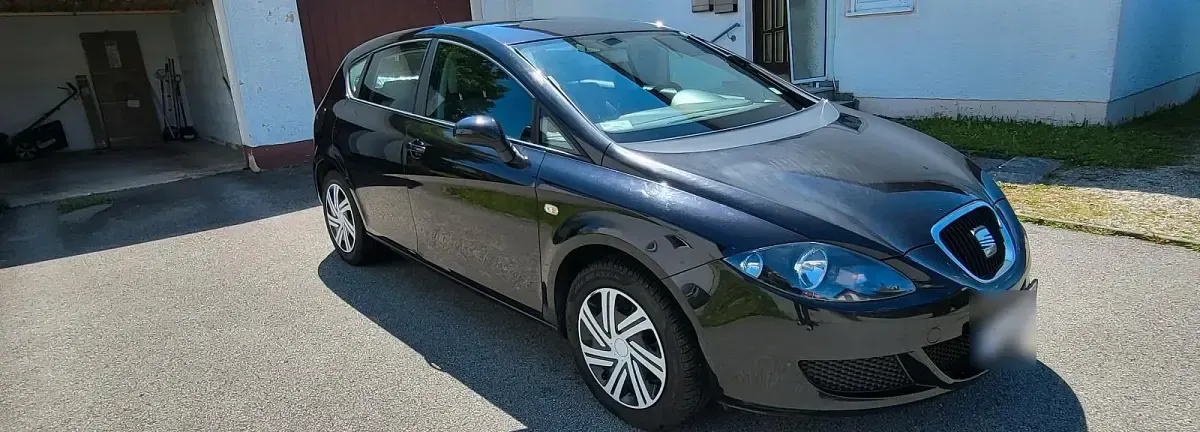 Gebraucht Seat Leon 100 PS (73 kW) 2008 Schwarz Kleinwagen