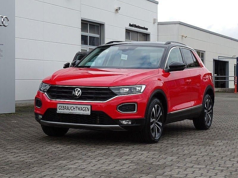 Rot Gebraucht 2021 VW T-Roc United SUV | 23.645 € (Fairer Preis) - Bild 1/4