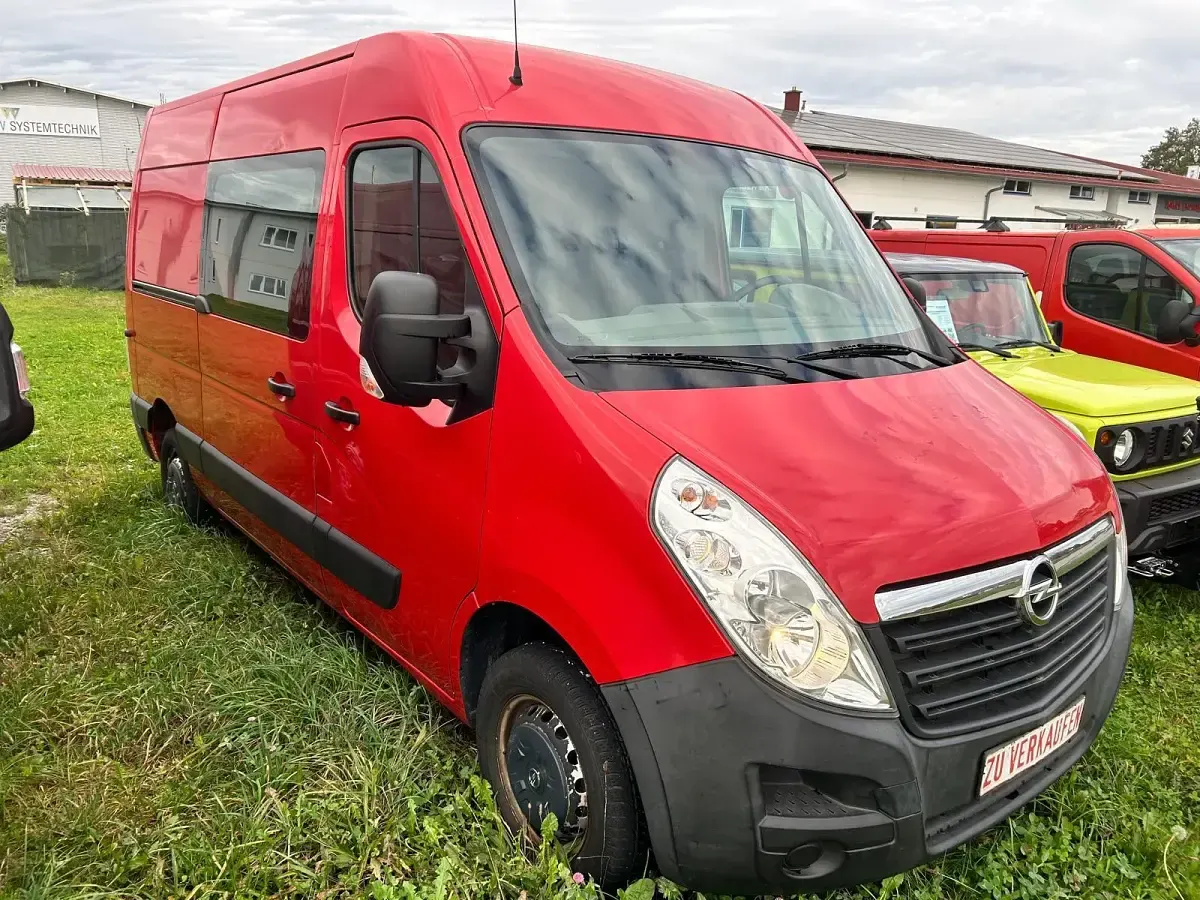 Gebraucht Opel Movano 110 PS (80 kW) 2015 Mohnrot Van / Kleinbus