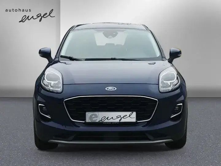 Blau Gebraucht 2021 Ford Puma Titanium SUV | 14.479 € (Superpreis) - Bild 1/3