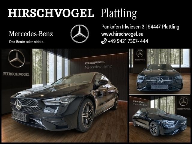 Nachtschwarz Gebraucht 2024 Mercedes CLA180 AMG line Limousine | 34.220 € (Guter Preis) - Bild 1/4