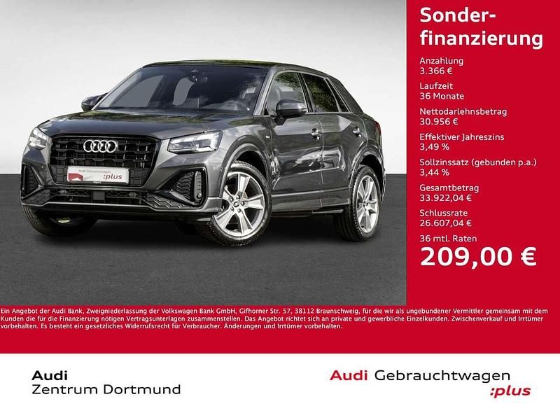 Daytonagrau perleffekt Gebraucht 2024 Audi Q2 S-Line SUV | 34.322 € (Fairer Preis) - Bild 1/3