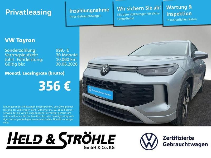 Gebraucht VW Tayron Life 150 PS (110 kW) 2025 Oyster silver metallic SUV