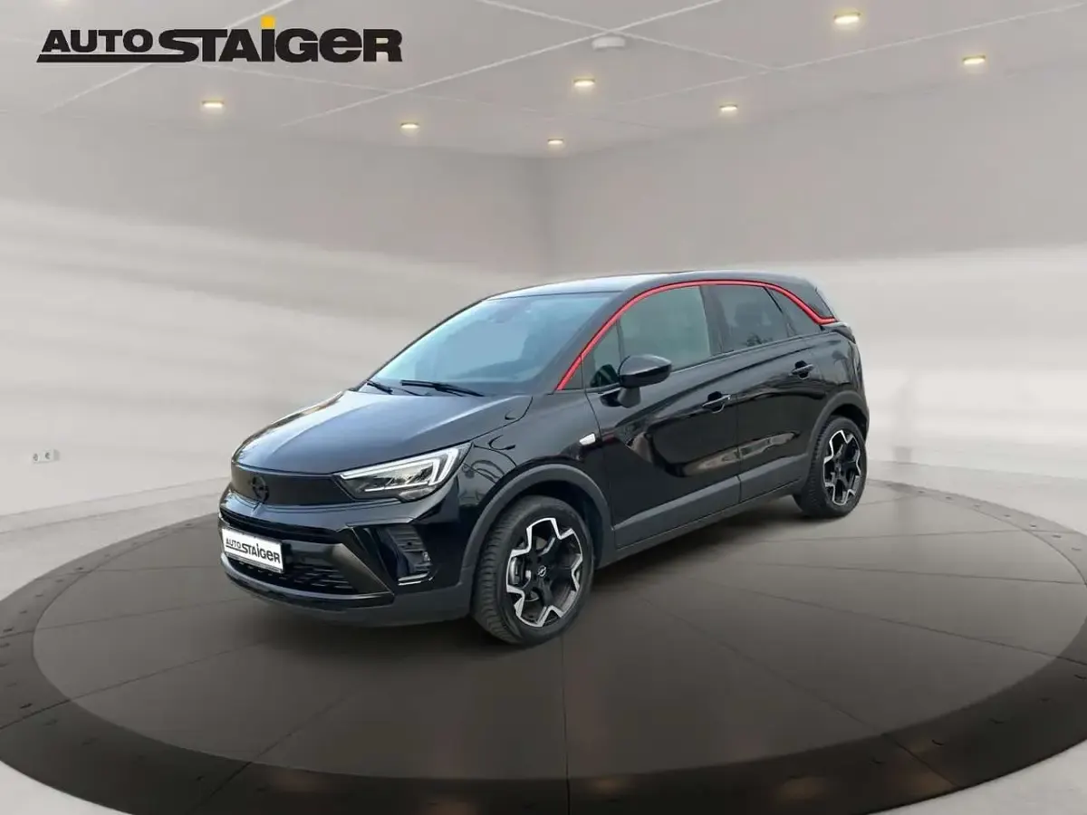 Gebraucht Opel Crossland GS Line 131 PS (96 kW) 2022 Diamant schwarz/karbon schwarz SUV