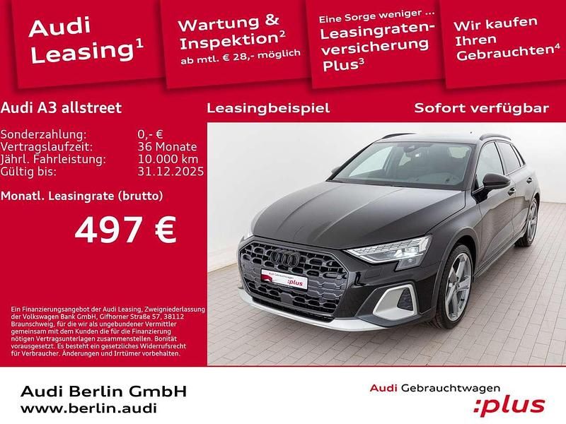 Schwarz Gebraucht 2025 Audi A3 Sport Limousine | 39.990 € (Teuer) - Bild 1/3