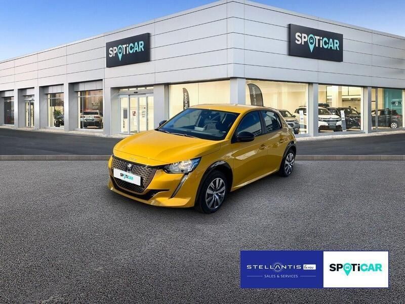 Gelb Gebraucht 2022 Peugeot e-208 Active Kleinwagen | 15.989 € (Guter Preis) - Bild 1/4