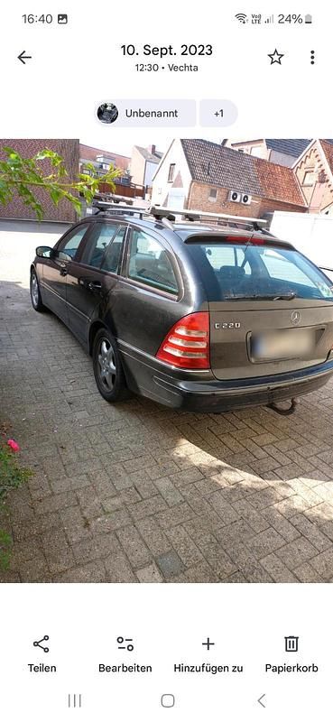 Gebraucht Mercedes 220 Avantgarde 2003 Schwarz Kombi