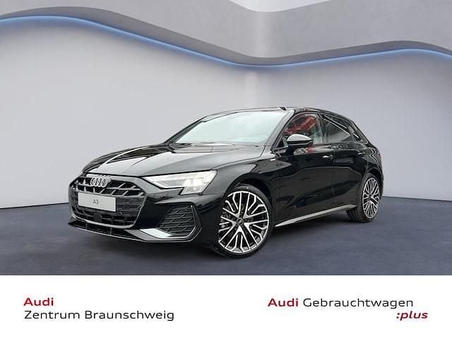 Mythosschwarz metallic Gebraucht 2025 Audi A3 S-Line | 37.690 € (Etwas zu teuer) - Bild 1/4