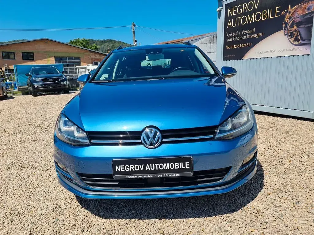 Gebraucht VW Golf VII Comfortline 140 PS (102 kW) 2014 Blau Kombi