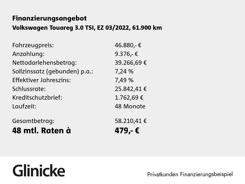 Gebraucht VW Touareg Elegance 381 PS (280 kW) 2022 Pure white SUV