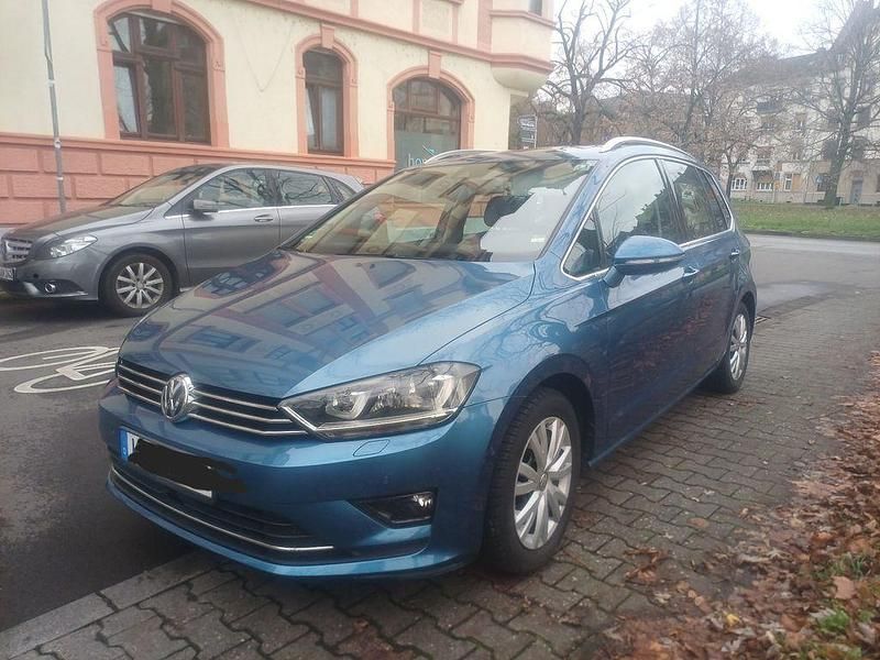 Blau Gebraucht 2015 VW Golf Sportsvan Highline Van / Kleinbus | 14.900 € (Fairer Preis) - Bild 1/4