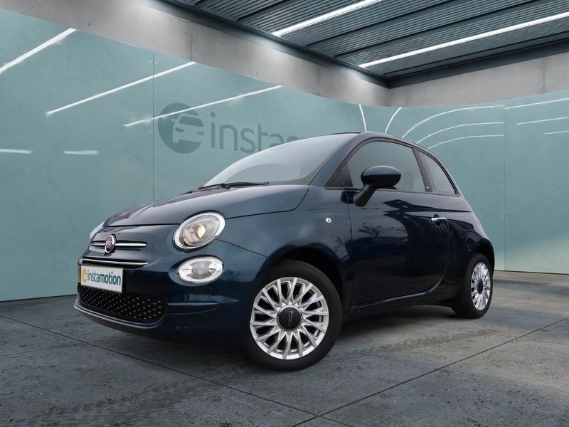 Blau Gebraucht 2020 Fiat 500C Lounge Cabrio | 12.490 € (Fairer Preis) - Bild 1/4