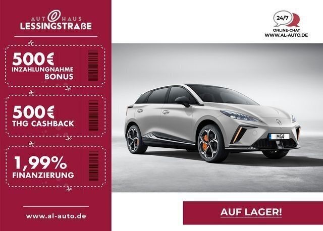 Hunter green&black roof Gebraucht 2022 MG MG4 EV Kleinwagen | 48.639 € - Bild 1/4