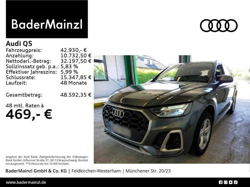 Grau Gebraucht 2023 Audi Q5 S-Line SUV | 42.930 € (Guter Preis) - Bild 1/3