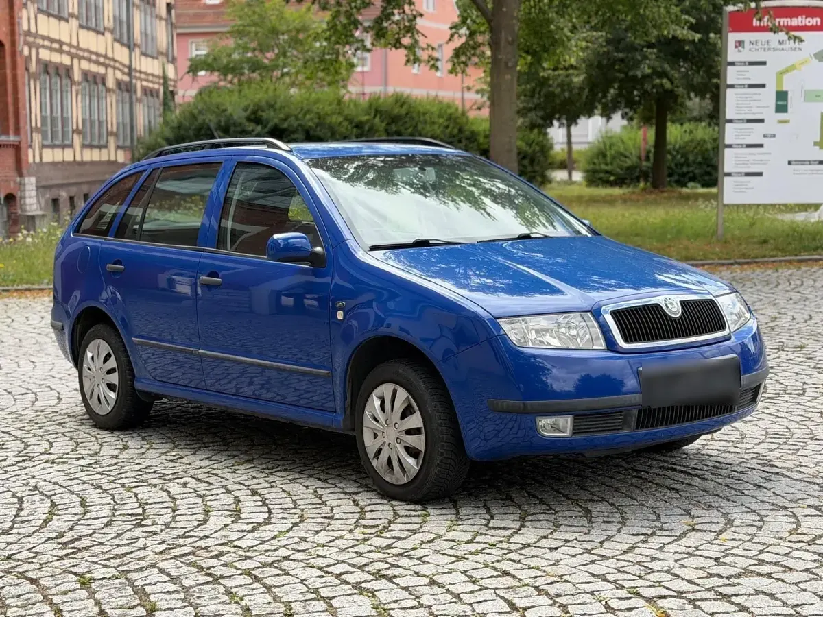 Gebraucht Skoda Fabia 75 PS (55 kW) 2001 Blau Kombi