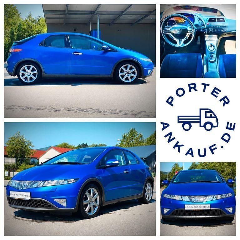 Blau Gebraucht 2007 Honda Civic Limousine | 1.750 € (Superpreis) - Bild 1/4