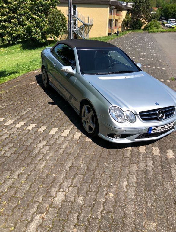 Silber Gebraucht 2007 Mercedes CLK350 AMG Cabrio | 22.500 € - Bild 1/4