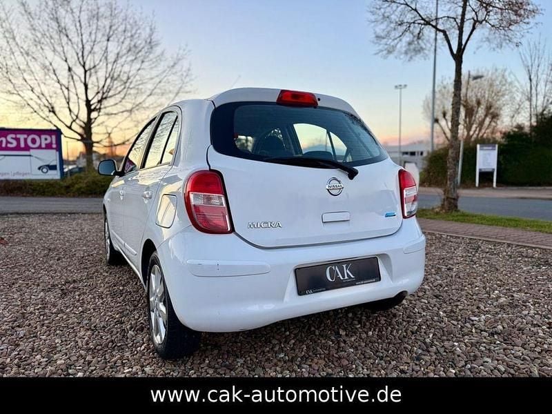 Gebraucht Nissan Micra Acenta 80 PS (58 kW) 2012 Weiß Kleinwagen