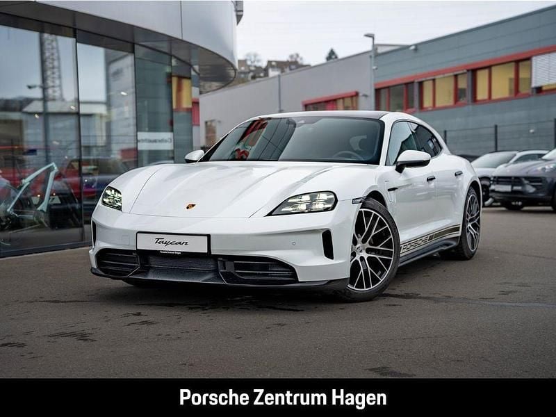 Weiß Neu 2025 Porsche Taycan Sport Turismo Limousine | 116.990 € (Superpreis) - Bild 1/4