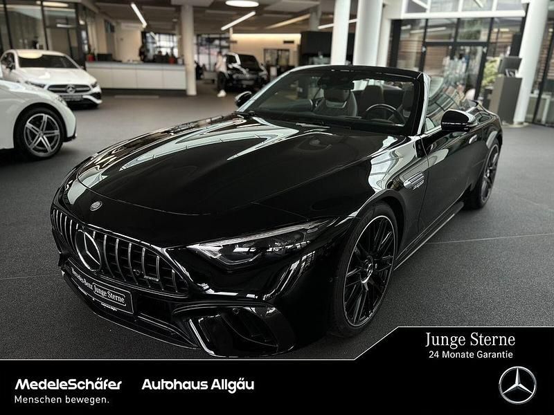 Lack obsidianschwarz Gebraucht 2023 Mercedes SL55 AMG AMG Cabrio | 135.960 € (Etwas zu teuer) - Bild 1/4