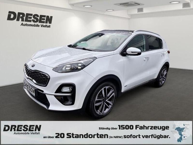 Hw2) deluxeweiss met. (weiss Gebraucht 2019 Kia Sportage Platinum SUV | 20.980 € (Etwas zu teuer) - Bild 1/4