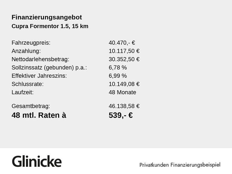 Neu Cupra Formentor 204 PS (150 kW) 2026 "nevada" weiss SUV