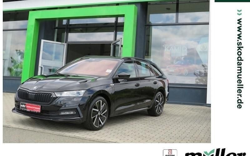 Schwarz Gebraucht 2022 Skoda Octavia SportLine Kombi | 24.590 € (Fairer Preis) - Bild 1/4