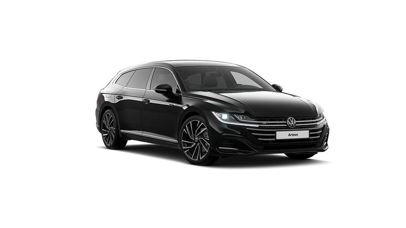Deep black perleffekt (schwarz), perleffekt Gebraucht 2024 VW Arteon R-line Kombi | 46.940 € - Bild 1/4