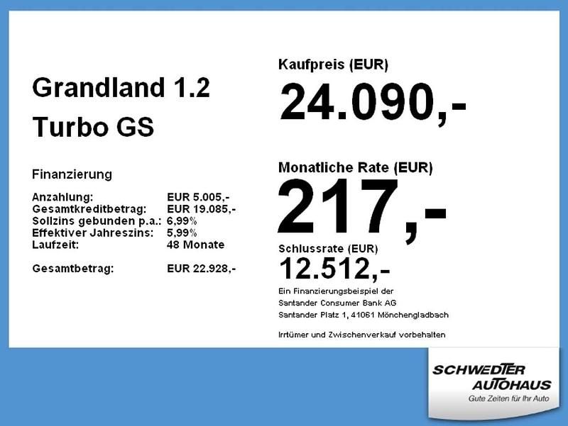 Gebraucht Opel Grandland X GS Line 131 PS (96 kW) 2024 Lack weiss banquise/deckende l SUV