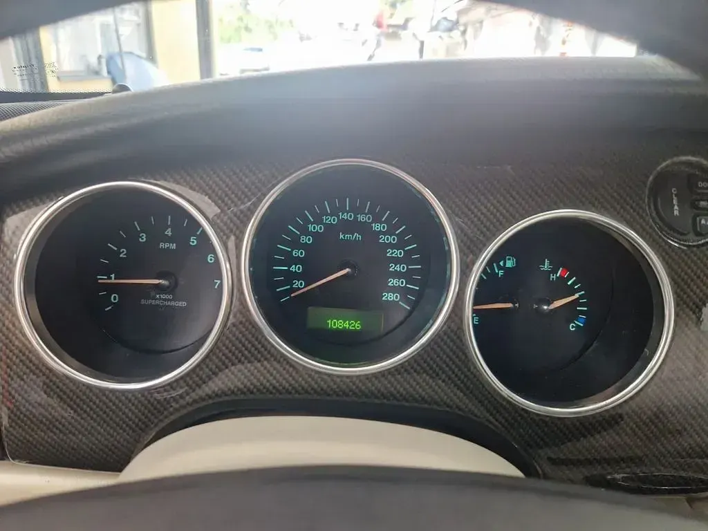 Gebraucht Jaguar XKR 396 PS (291 kW) 2004 Blau Cabrio