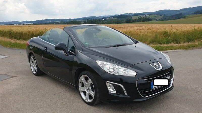 Schwarz Gebraucht 2013 Peugeot 308 CC Allure Cabrio | 7.399 € (Guter Preis) - Bild 1/4