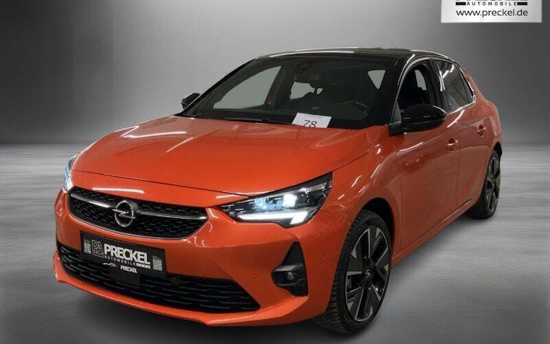 Orange Gebraucht 2021 Opel Corsa-e Ultimate Kleinwagen | 16.470 € (Fairer Preis) - Bild 1/4