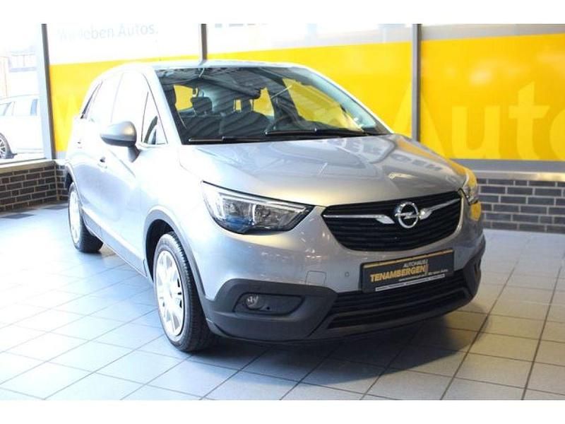 Gebraucht Opel Crossland X 83 PS (61 kW) 2019 Kontrast grau/quarz silber SUV