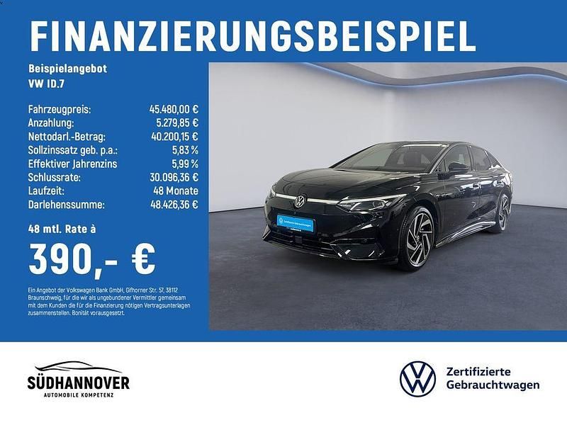 Gebraucht VW ID.7 Pro 210 kW (286 PS) 2024 Grenadillschwarz metallic Kleinwagen