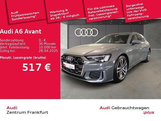 Chronosgrau metallic Gebraucht 2023 Audi A6 S-Line Kombi | 52.849 € - Bild 1/1