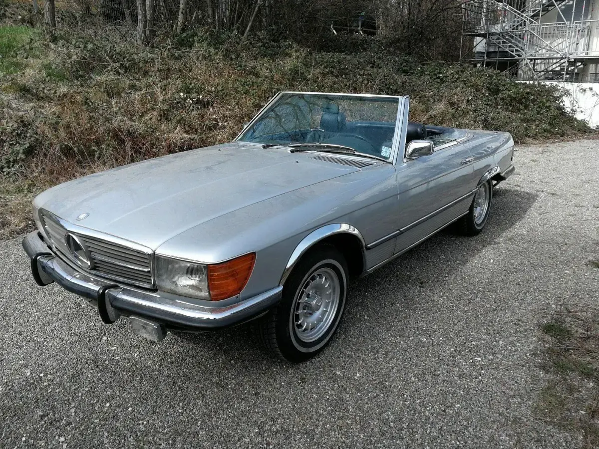 Gebraucht Mercedes SL450 224 PS (164 kW) 1974 Silber Cabrio
