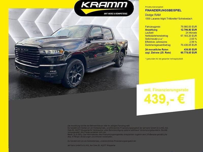 Neu Dodge Ram 426 PS (313 kW) 2025 Schwarz Pickup