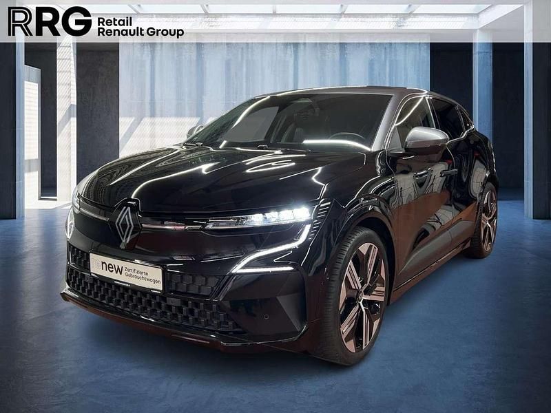 Schwarz gne + grau kqg (schwar Gebraucht 2023 Renault Megane E-Tech Iconic Limousine | 27.500 € (Superpreis) - Bild 1/3