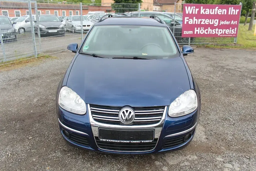 Gebraucht VW Golf VI Comfortline 122 PS (89 kW) 2009 Blau Kleinwagen