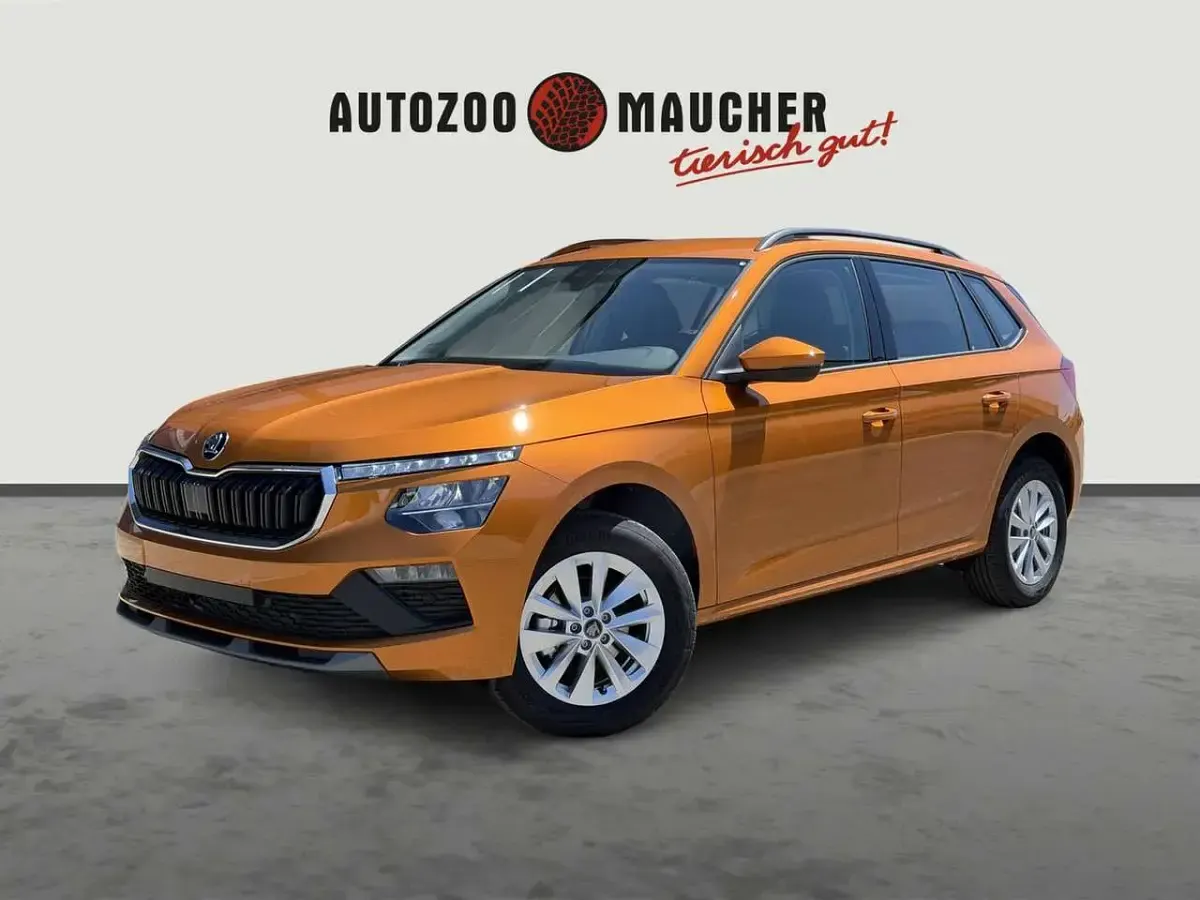 Neu Skoda Kamiq Selection 116 PS (85 kW) 2026 Phoenixorange metallic SUV