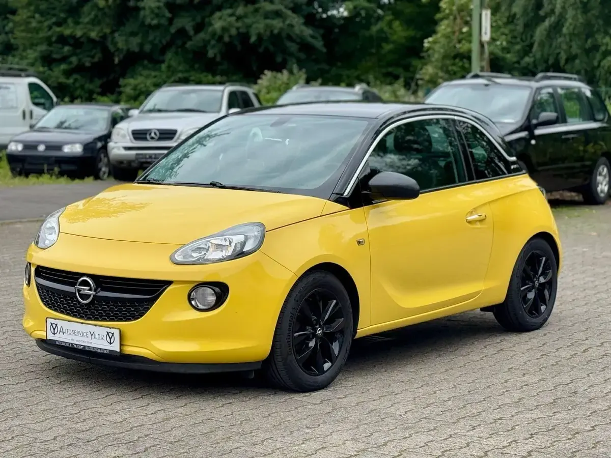 Gebraucht Opel Adam Design Edition 87 PS (63 kW) 2014 Gelb Kleinwagen
