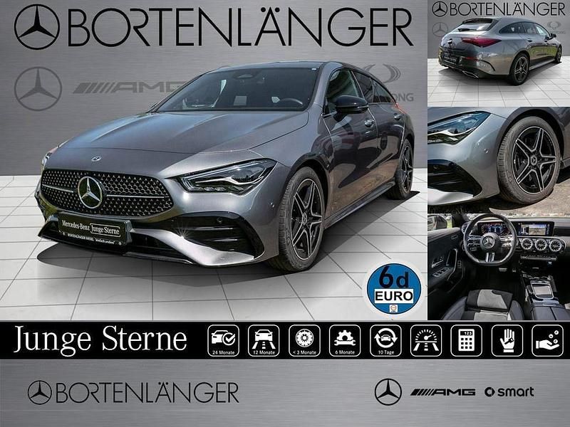 Grau Gebraucht 2024 Mercedes CLA200 Shooting Brake Premium Kombi | 33.333 € - Bild 1/4